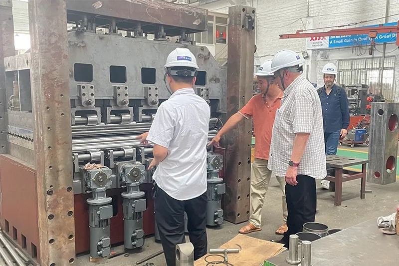 Delegasi NIKEL Stainless dari Türkiye Mengunjungi XIONGJIN MACHINERY