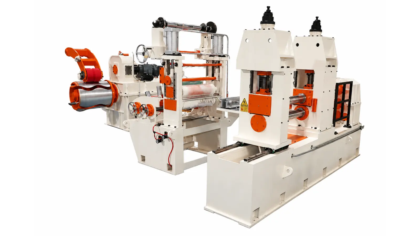 Bagian slitting presisi dari lini XIONGJIN 650 untuk tembaga dan stainless