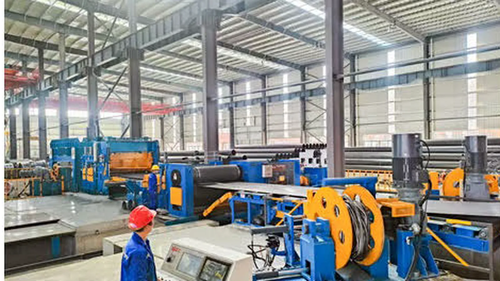 Bagian proses mesin slitting heavy gauge Z-18-2000