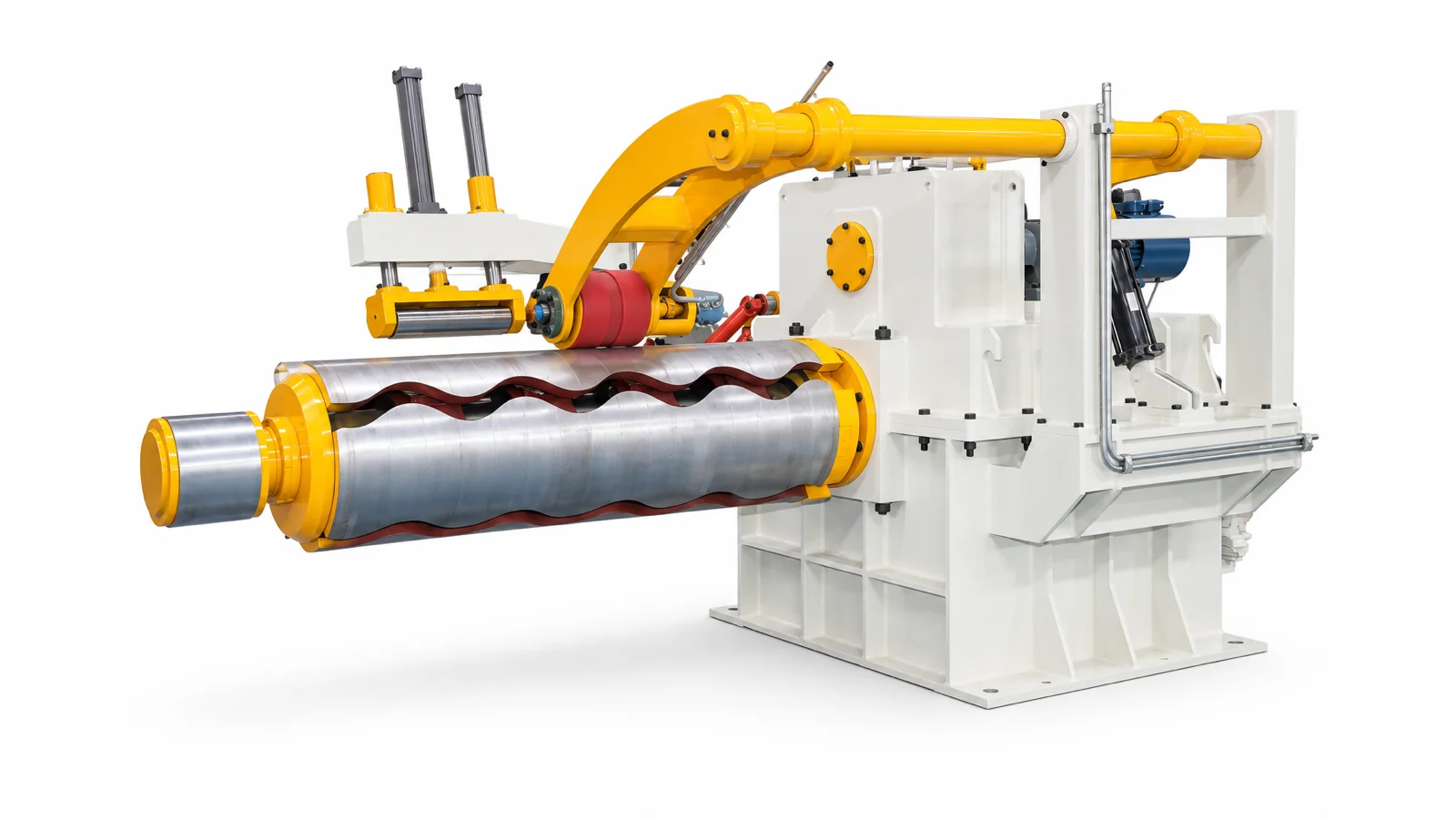 Uncoiler hidrolik lini cut to length stop shear 1650 XIONGJIN.