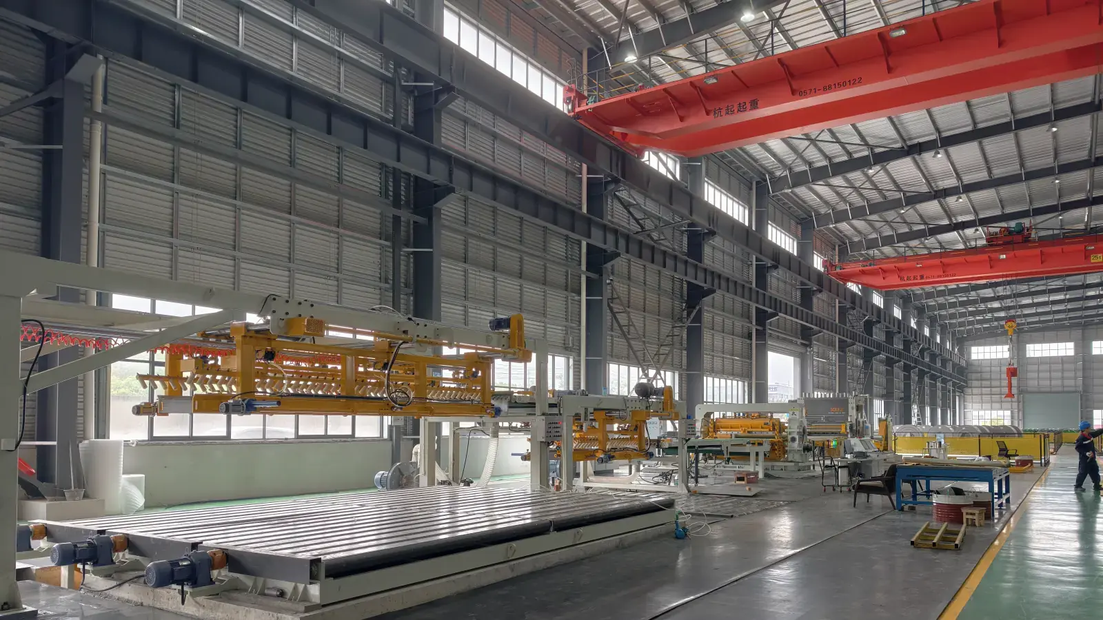 Cut to length line flying shear 1650 (H-3.0-1650NCR) — foto asli XIONGJIN