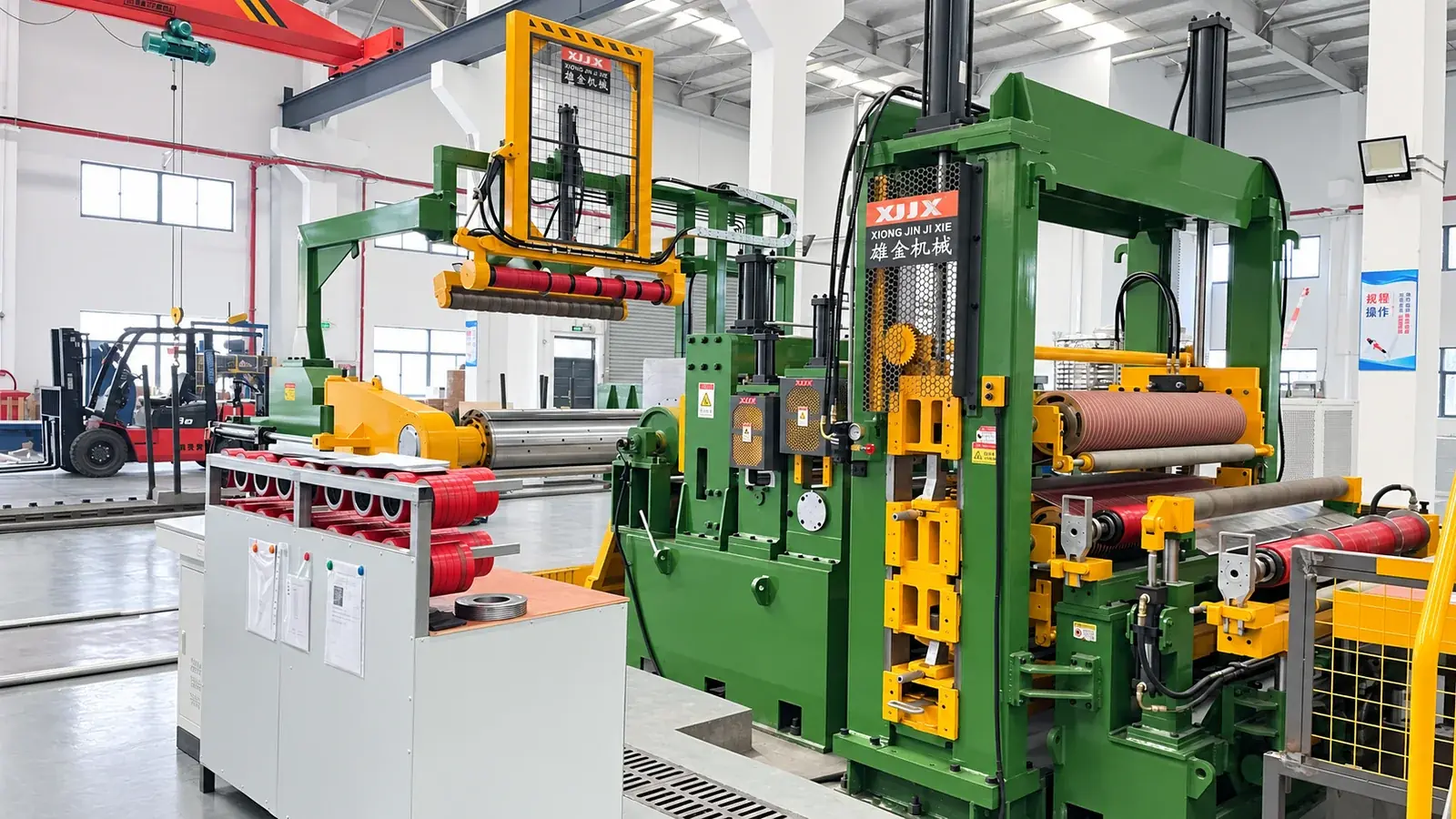 Slitting Line 1850 Belt Tension — foto asli XIONGJIN — gambar 3