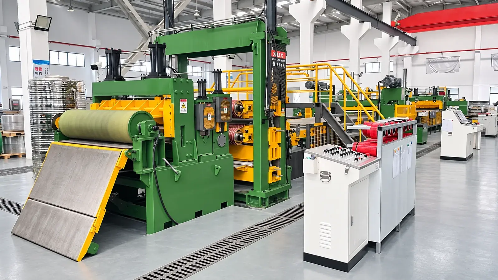 Slitting Line 1850 Belt Tension — foto asli XIONGJIN